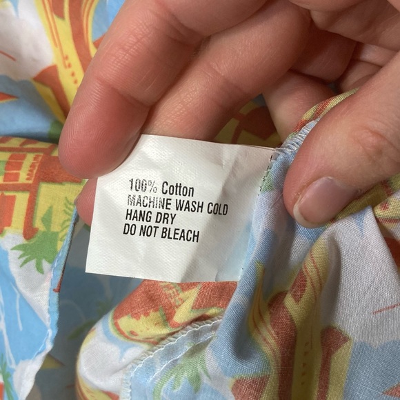 NWT Art Deco Hawiian shirt inspired Miami South Beach Mark Rutkowski medium - Picture 13 of 13